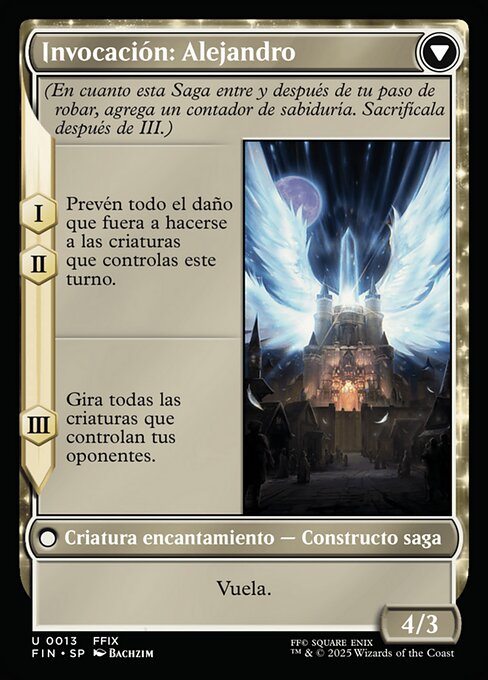 Crystal Fragments // Summon: Alexander (Reverso)