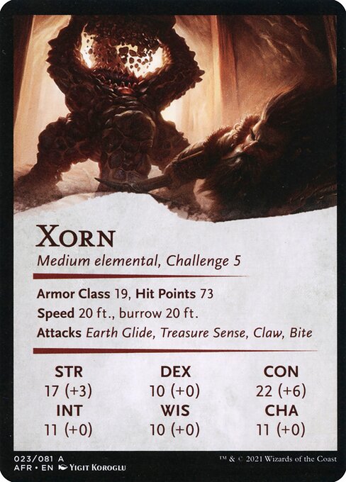 Xorn // Xorn (Adventures in the Forgotten Realms Art Series #23)