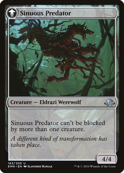 Kessig Prowler // Sinuous Predator (Eldritch Moon #163)