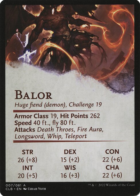 Balor // Balor (Battle for Baldur's Gate Art Series #7)