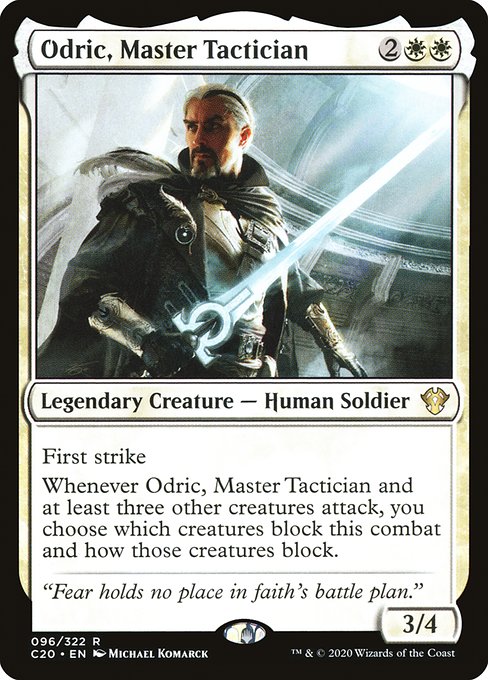 Odric, Master Tactician (C20)