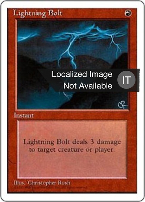 Lightning Bolt (Fourth Edition #208)
