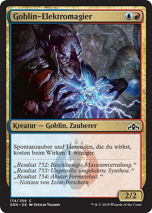 Goblin Electromancer (Guilds of Ravnica #174)