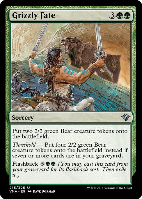 Grizzly Fate (Vintage Masters #215)