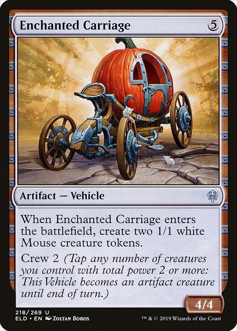 Enchanted Carriage (Throne of Eldraine #218)