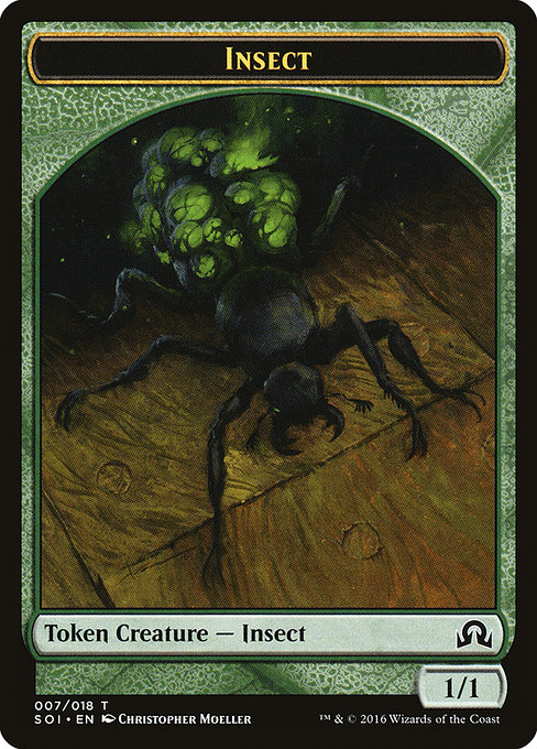 Insect (Shadows over Innistrad Tokens #7)
