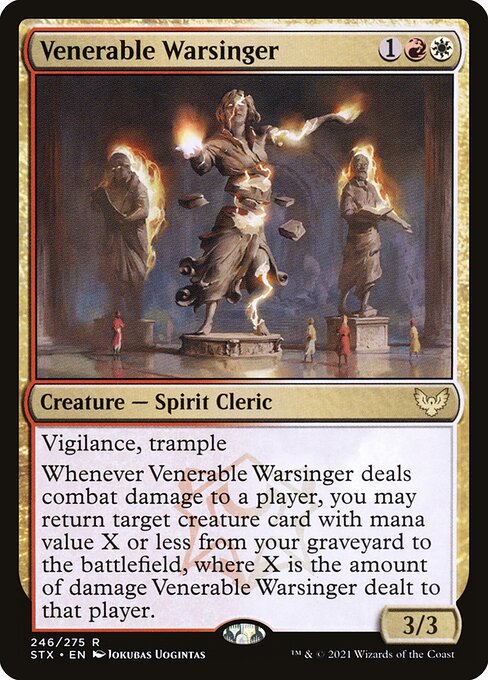 Venerable Warsinger (Strixhaven: School of Mages #246)