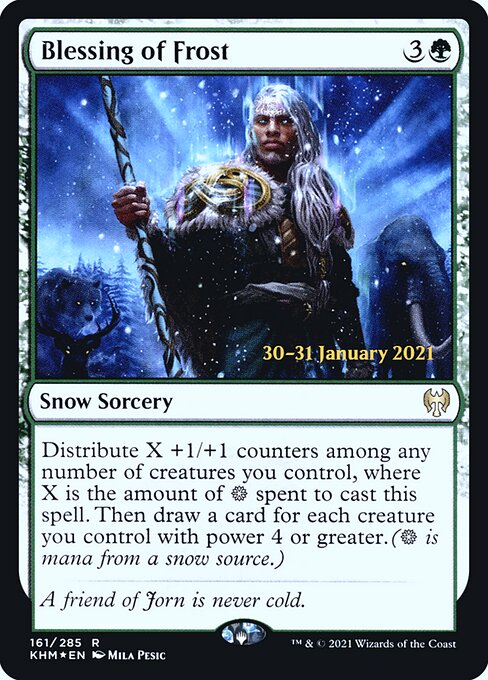 Blessing of Frost (Kaldheim Promos #161s)