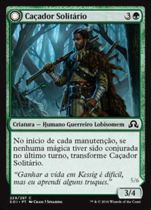 Solitary Hunter // One of the Pack (Shadows over Innistrad #229)