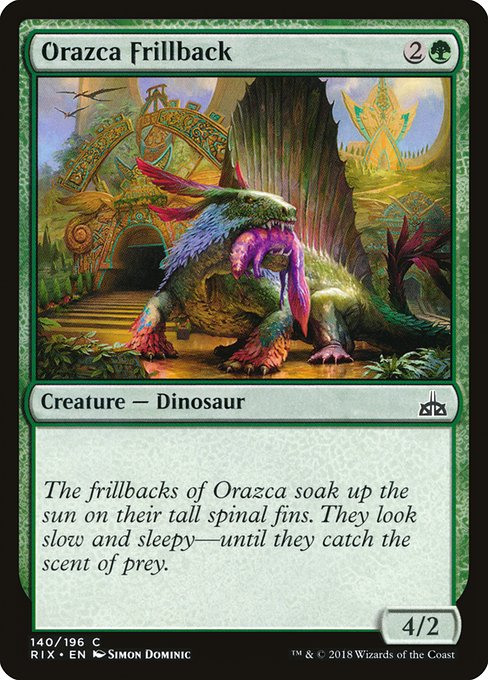 Orazca Frillback card image