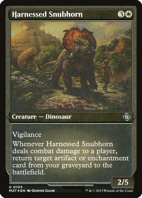 Harnessed Snubhorn (MAT)