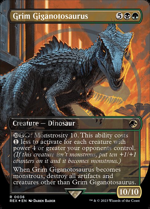 Grim Giganotosaurus (Jurassic World Collection #36)