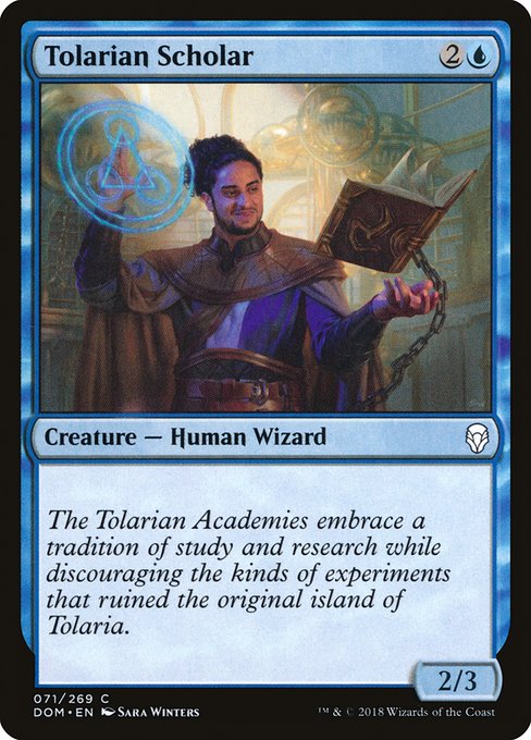 Tolarian Scholar card image