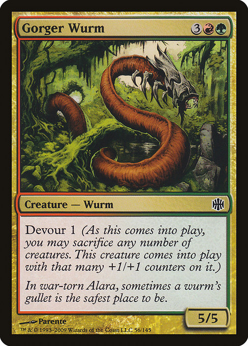 Gorger Wurm card image