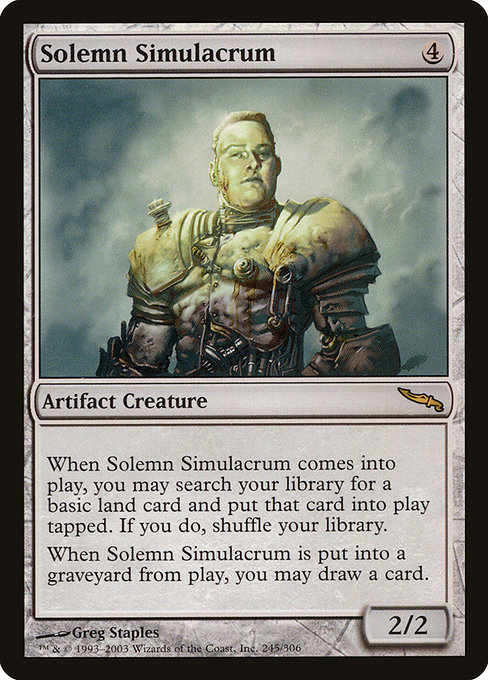 Solemn Simulacrum card image
