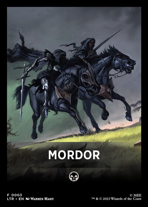 Mordor (Tales of Middle-earth Front Cards #3)