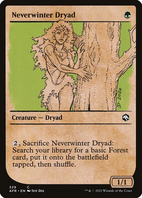 Neverwinter Dryad card image