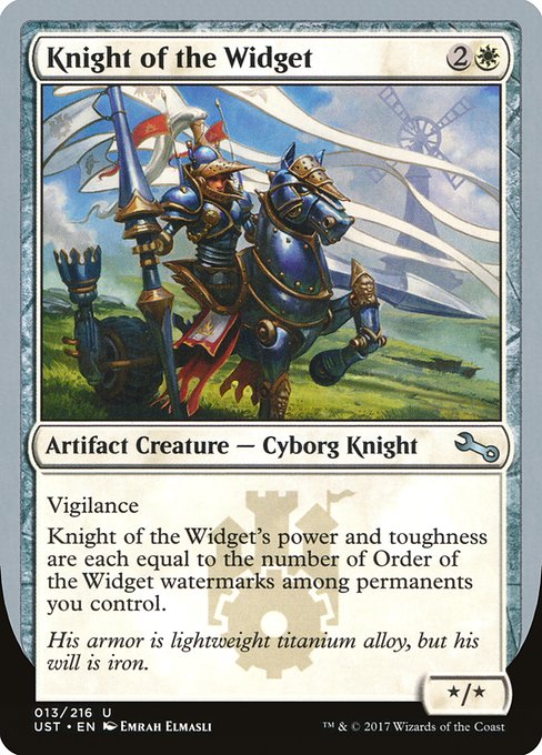 Knight of the Widget card image
