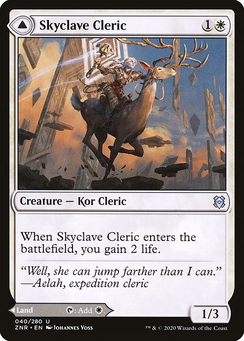 Skyclave Cleric // Skyclave Basilica card image