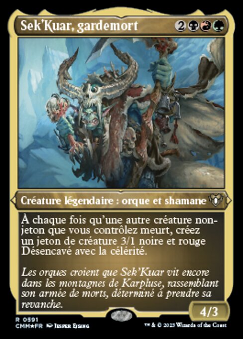 Sek'Kuar, Deathkeeper (Commander Masters #591)