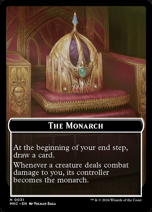 The Monarch (Murders at Karlov Manor Commander Tokens #31)