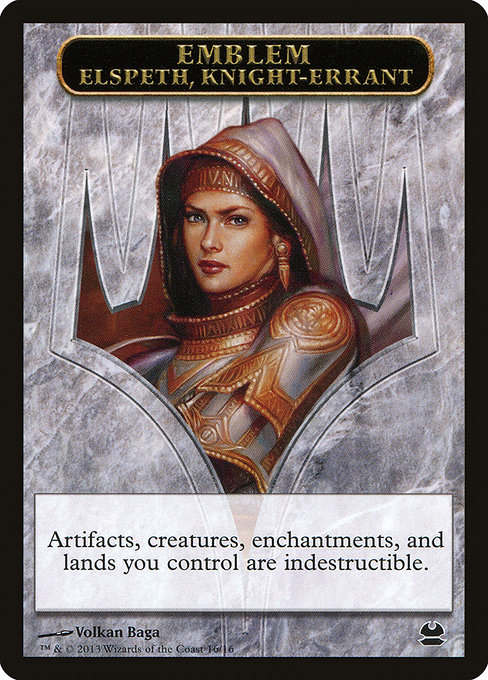 Elspeth, Knight-Errant Emblem card image