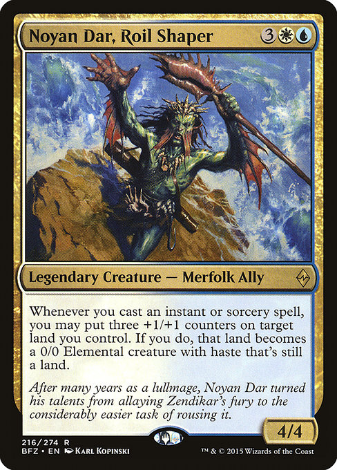 Noyan Dar, Roil Shaper (Battle for Zendikar #216)