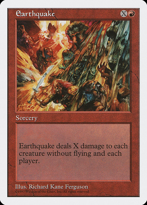 Earthquake card image