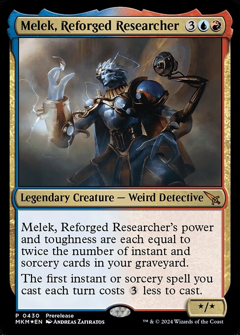 Melek, Reforged Researcher (Murders at Karlov Manor #430)