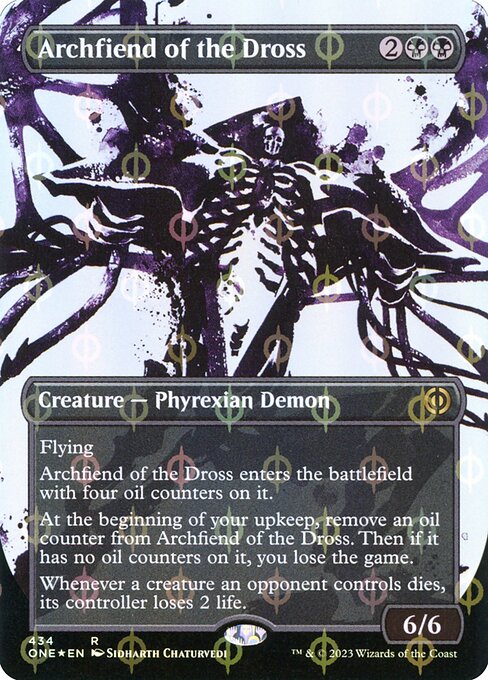 Archfiend of the Dross – Showcase Step and Compleat Foil (Foil Phyrexia: All Will Be One)