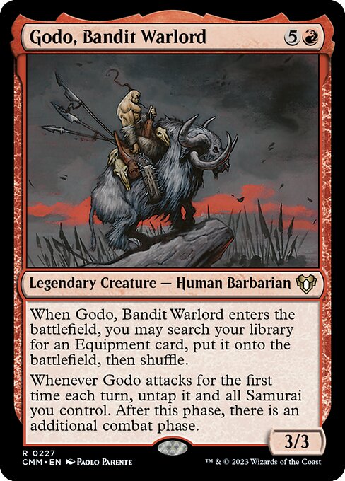 Godo, Bandit Warlord (Commander Masters #227)