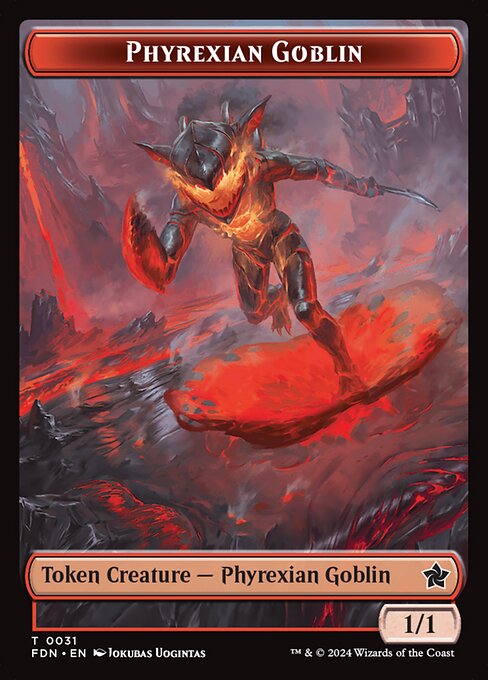 Phyrexian Goblin (Foundations Tokens #31)