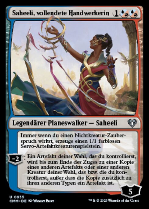 Saheeli, Sublime Artificer (Commander Masters #935)