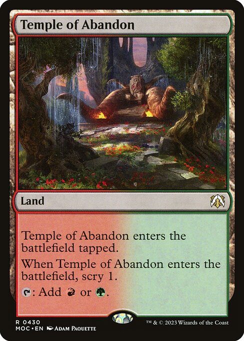 Temple of Abandon (March of the Machine Commander #430)