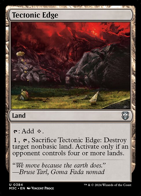 Tectonic Edge (Modern Horizons 3 Commander #384)