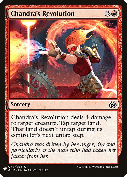 Chandra's Revolution (plst) AER-77