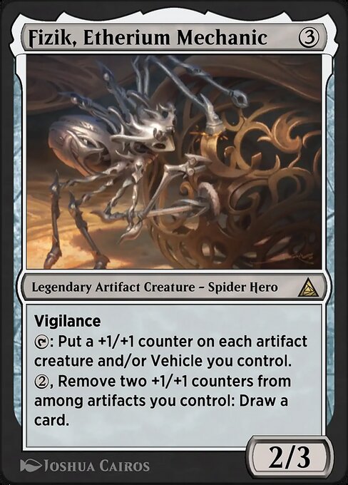 Iron Spider, Stark Upgrade magic the gathering card art