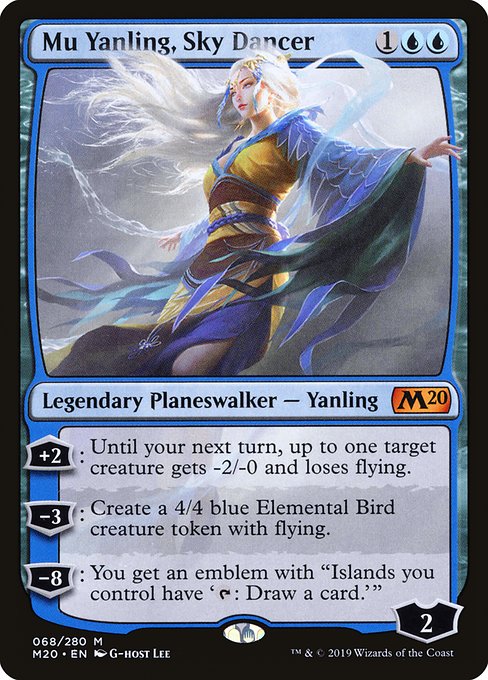 Mu Yanling, Sky Dancer (Core Set 2020 #68)