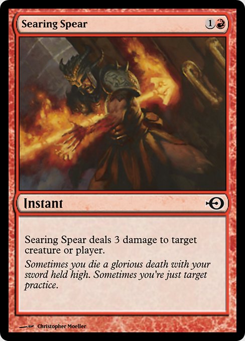 Searing Spear (Magic Online Promos #48003)