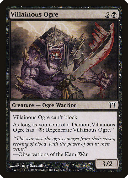 Villainous Ogre (Champions of Kamigawa #148)
