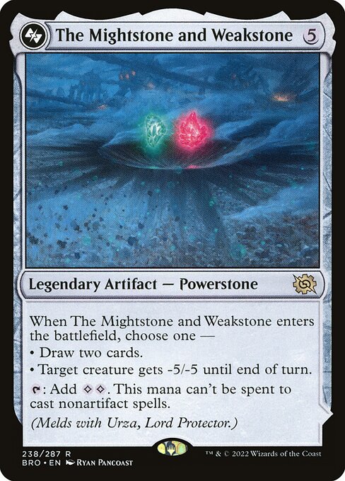 The Mightstone and Weakstone card image