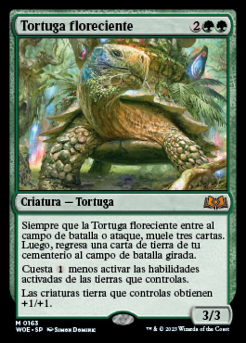 Blossoming Tortoise (Wilds of Eldraine #163)