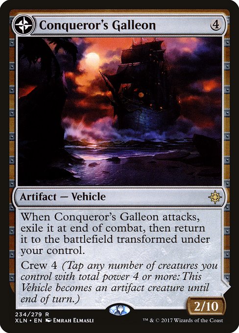 Conqueror's Galleon // Conqueror's Foothold (Ixalan #234)