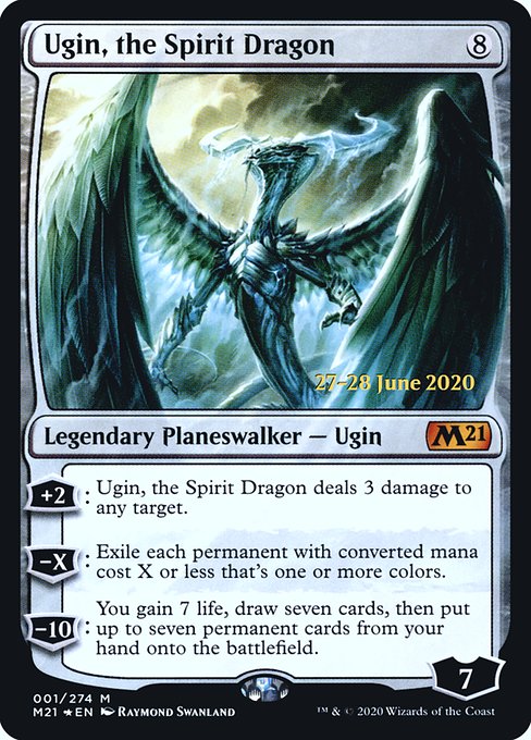 Ugin, the Spirit Dragon (Core Set 2021 Promos #1s)