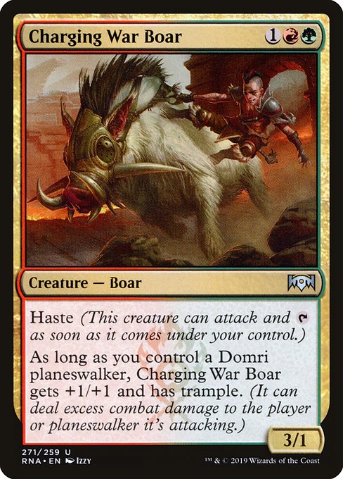 Sanglier de guerre chargeur|Charging War Boar