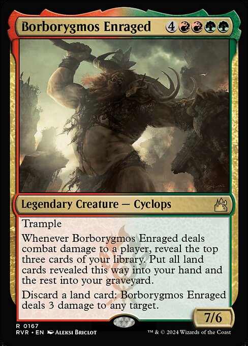 Borborygmos Enraged (Ravnica Remastered #167)