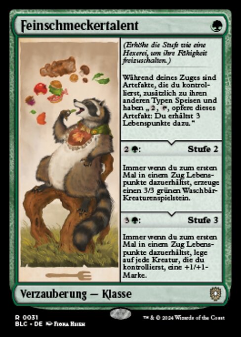 Gourmand's Talent (Bloomburrow Commander #31)