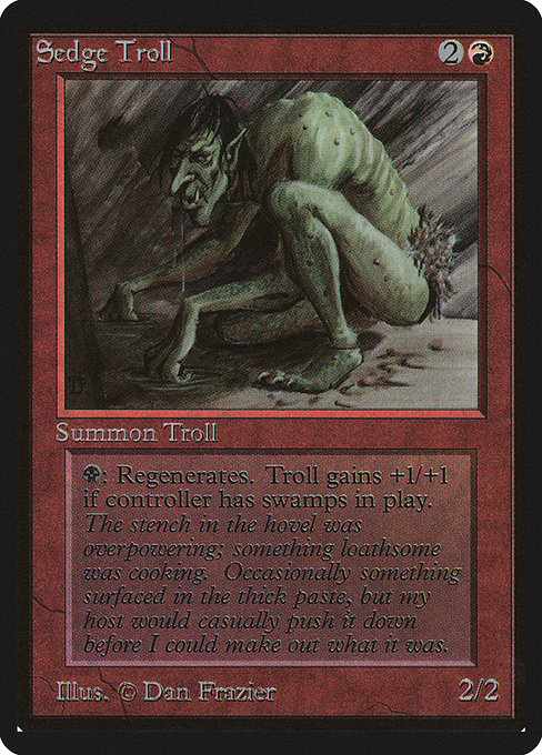 Sedge Troll (Limited Edition Beta #173)