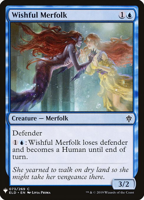 Wishful Merfolk (The List #ELD-73)