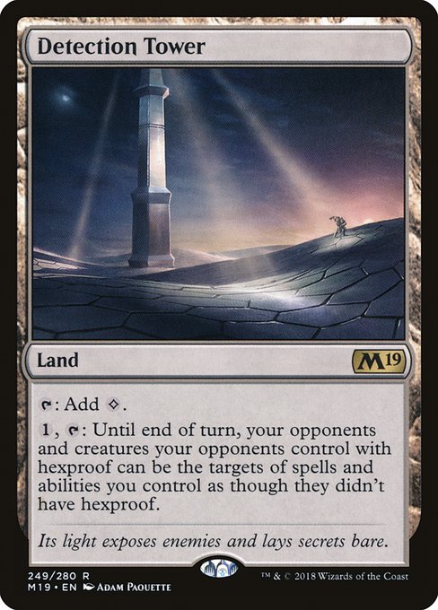 Detection Tower (Core Set 2019 #249)